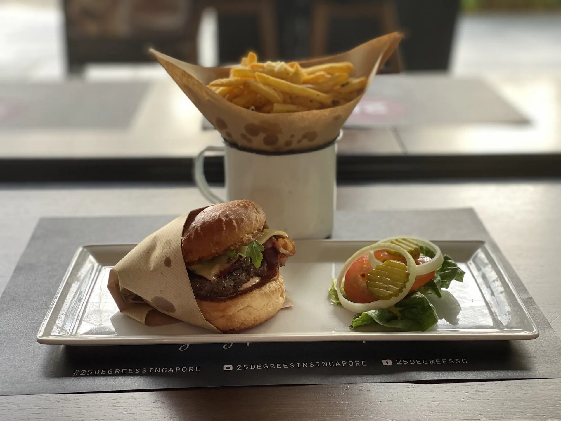 Number One Burger at 25 Degrees