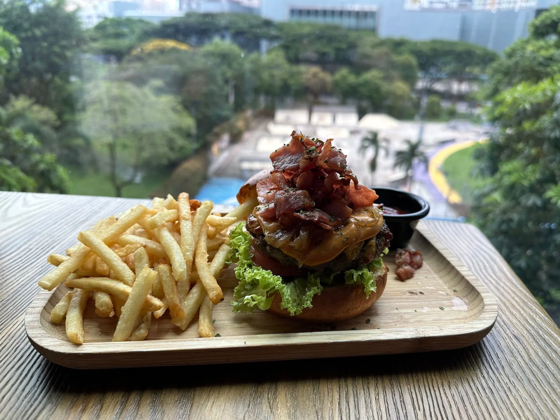 Bacon Cheese Burger at Tigress