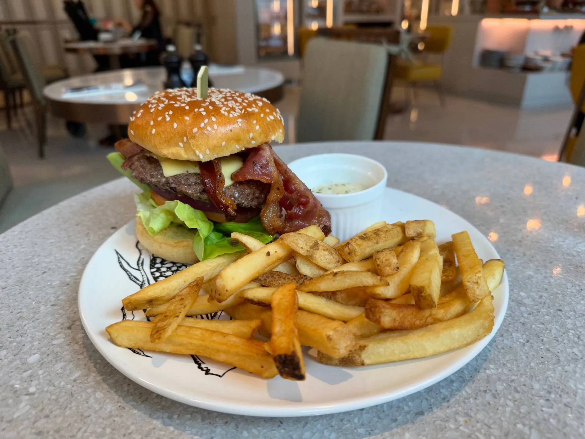Black Angus Beef Burger at Alley on 25, Andaz