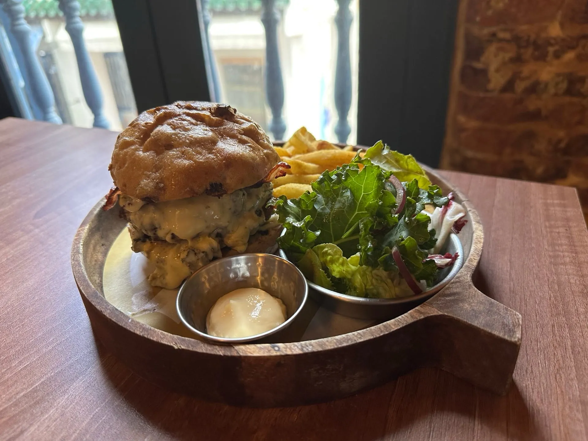 Bleu Burger at Corner Grill