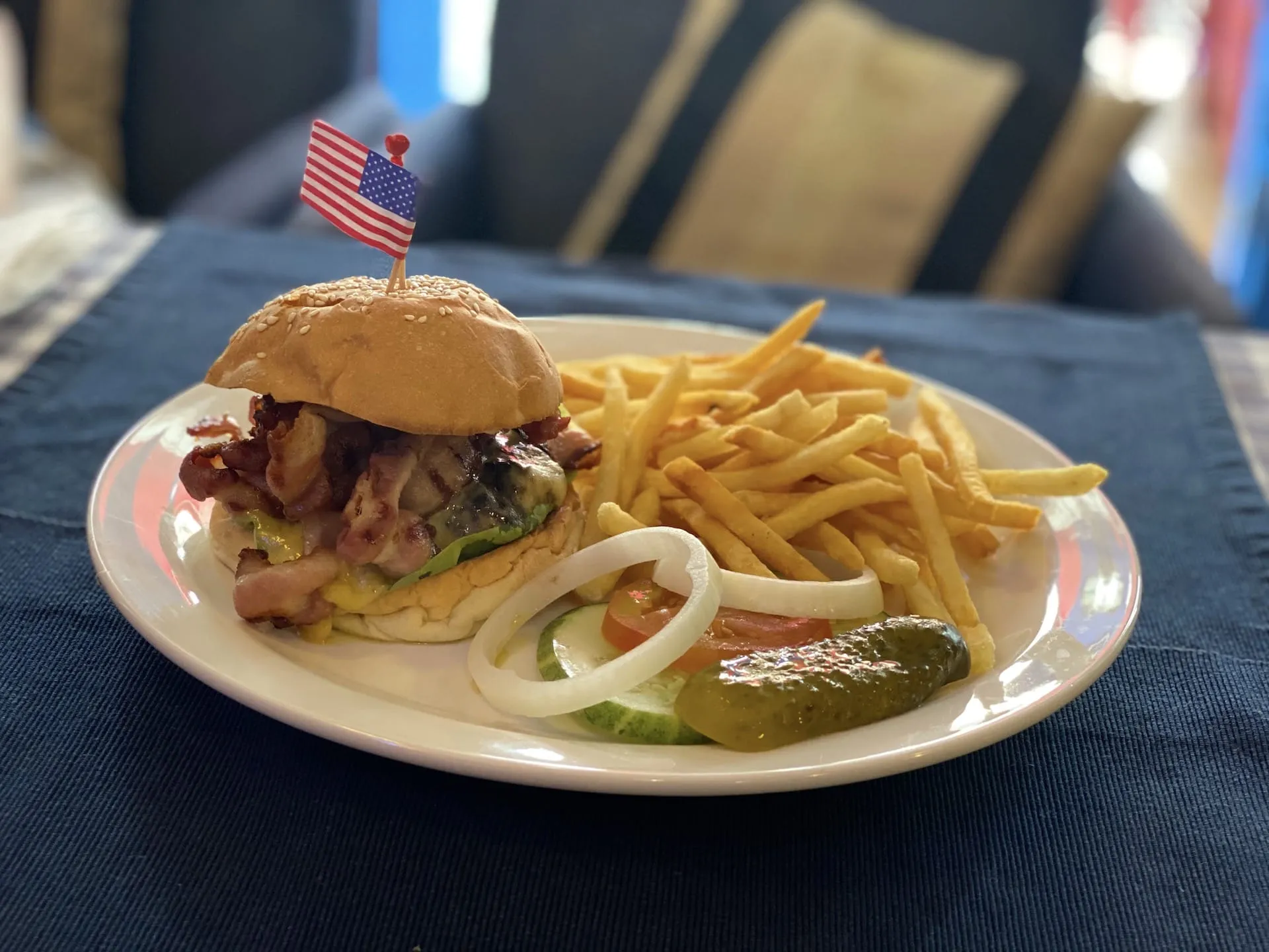 Cheeseburger at Jerry's BBQ & Grill