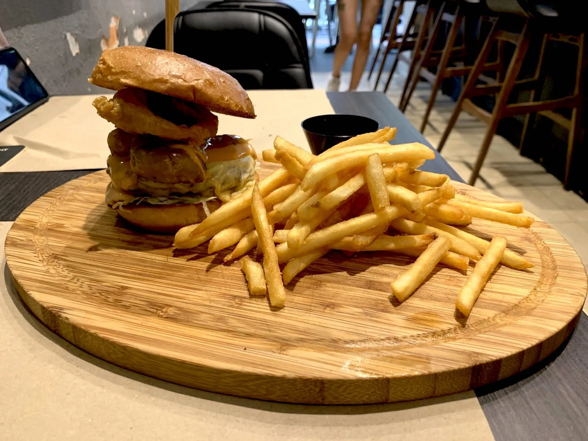 TWR Foie Gras Burger at The White Rocket