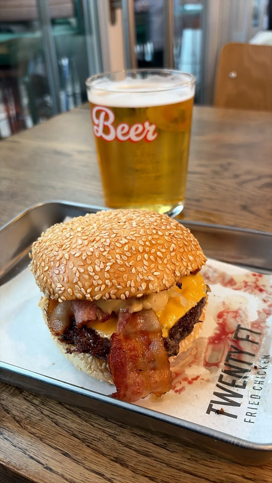Miso Bacon Burger at Black Bear Burger