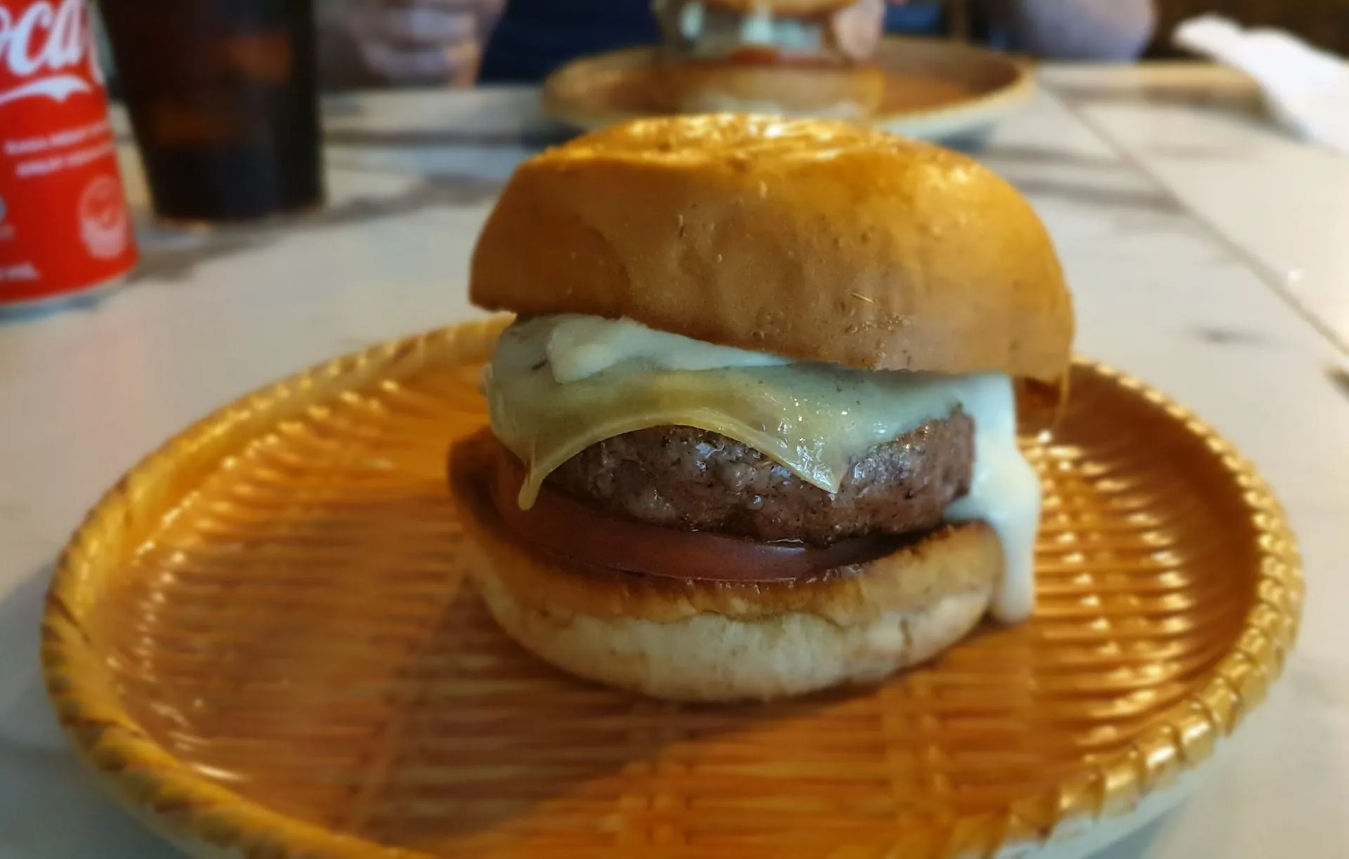 Signature Burger at Two Blur Guys