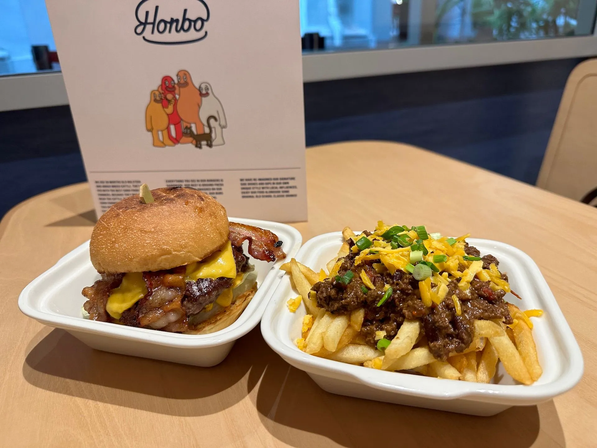 The Gold Standard Burger at Honbo