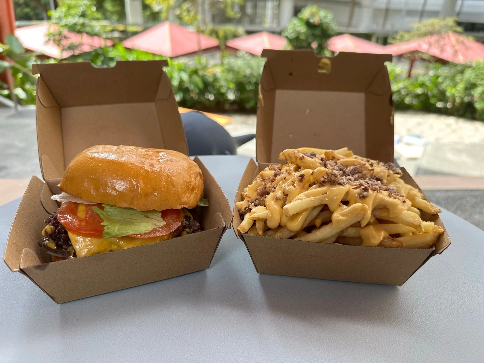 The Signature Classic Burger at Ye Olde Cow