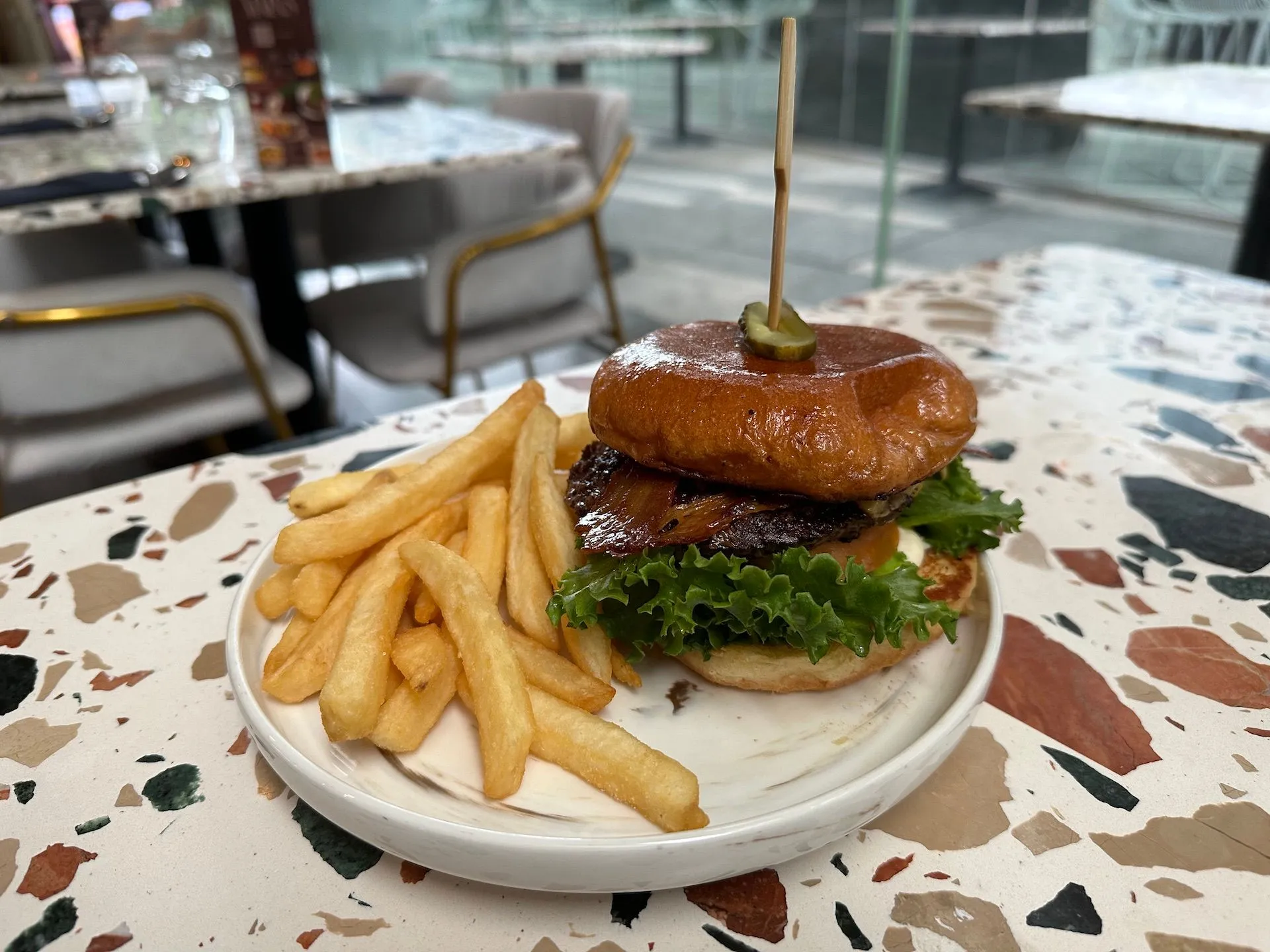 Wagyu Beef Burger at Dusk X Dawn⁣