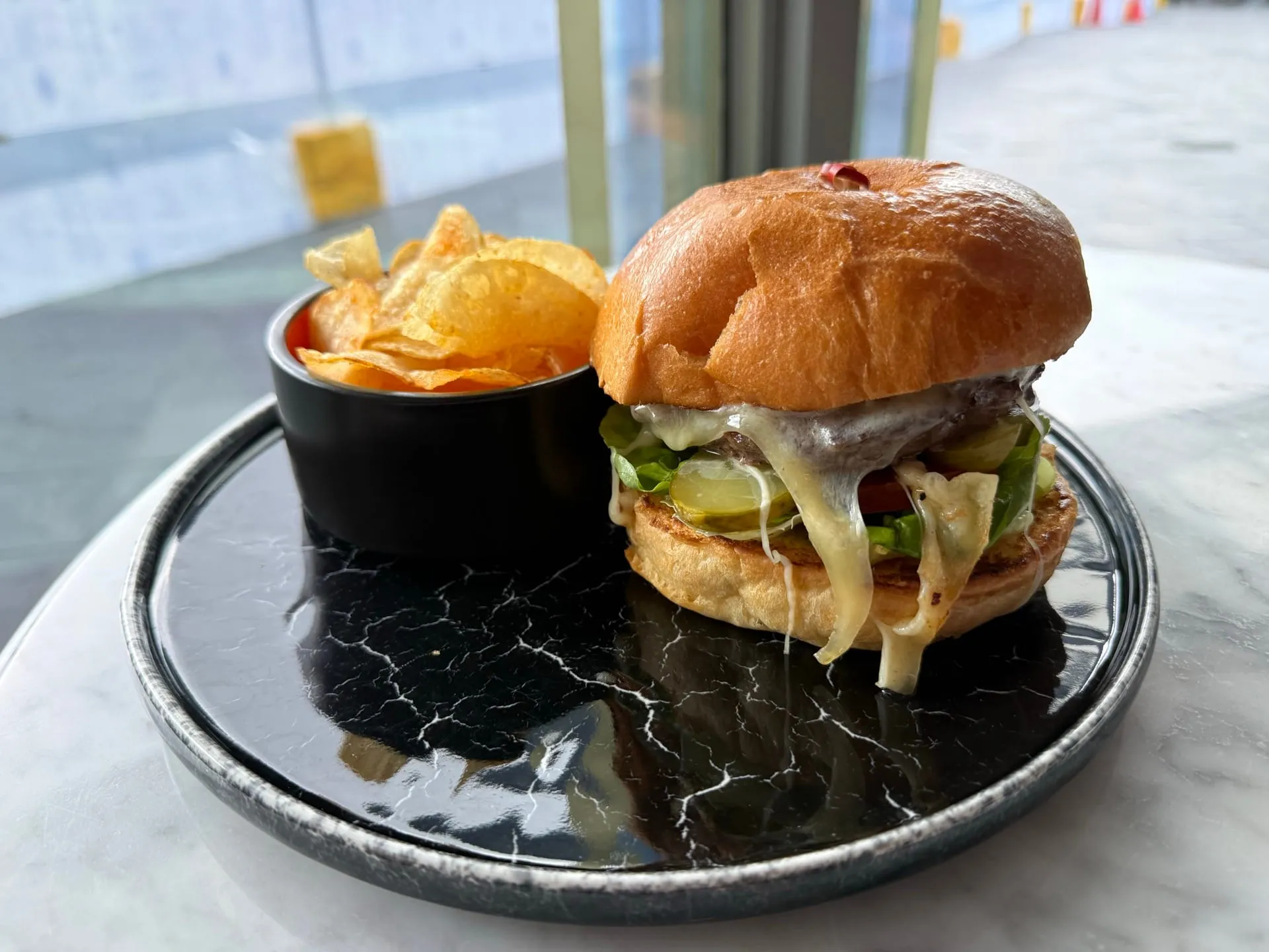 Wagyu Beef Burger at The Stamford Brasserie