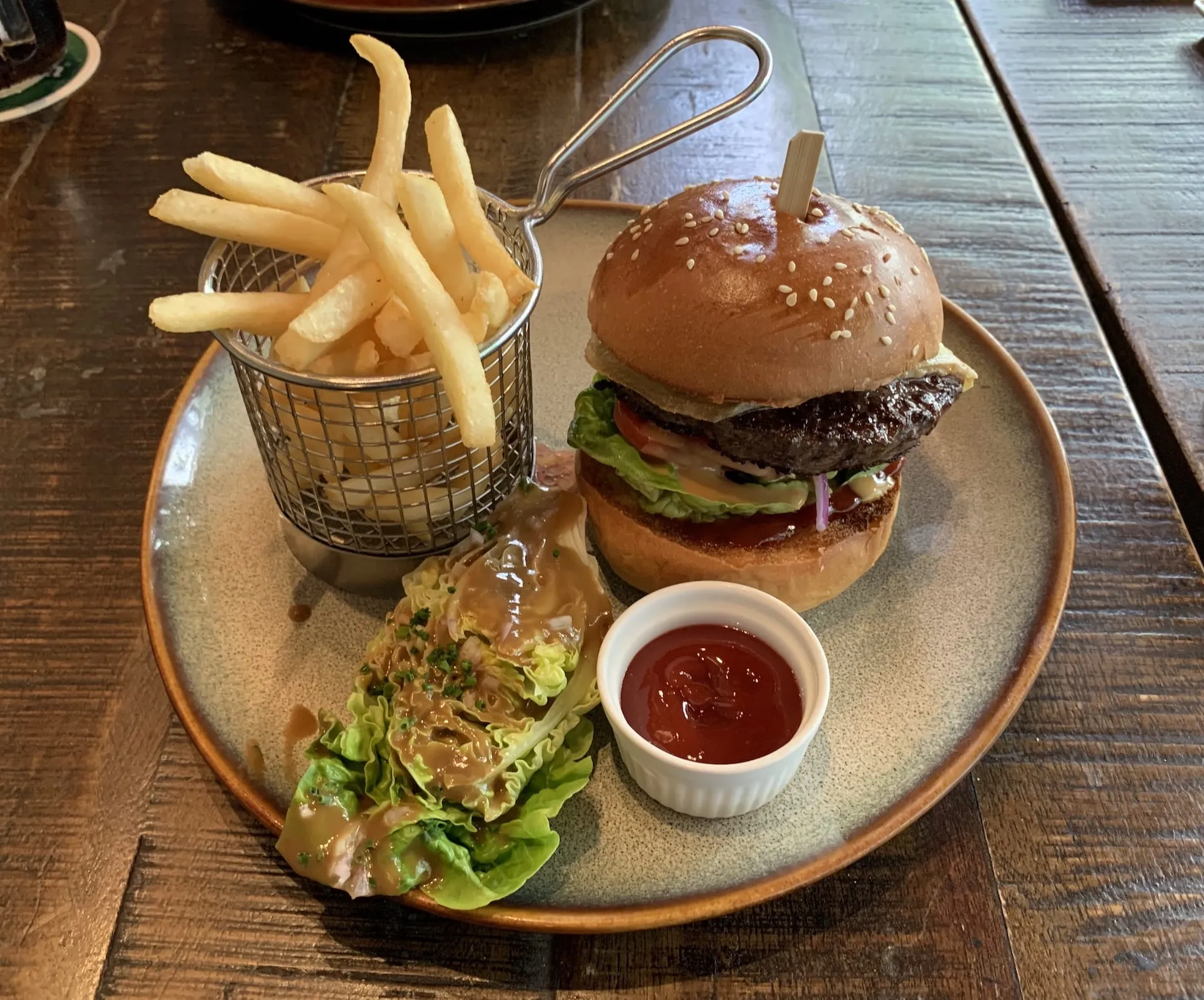 Wagyu Burger at Bar-Roque Grill