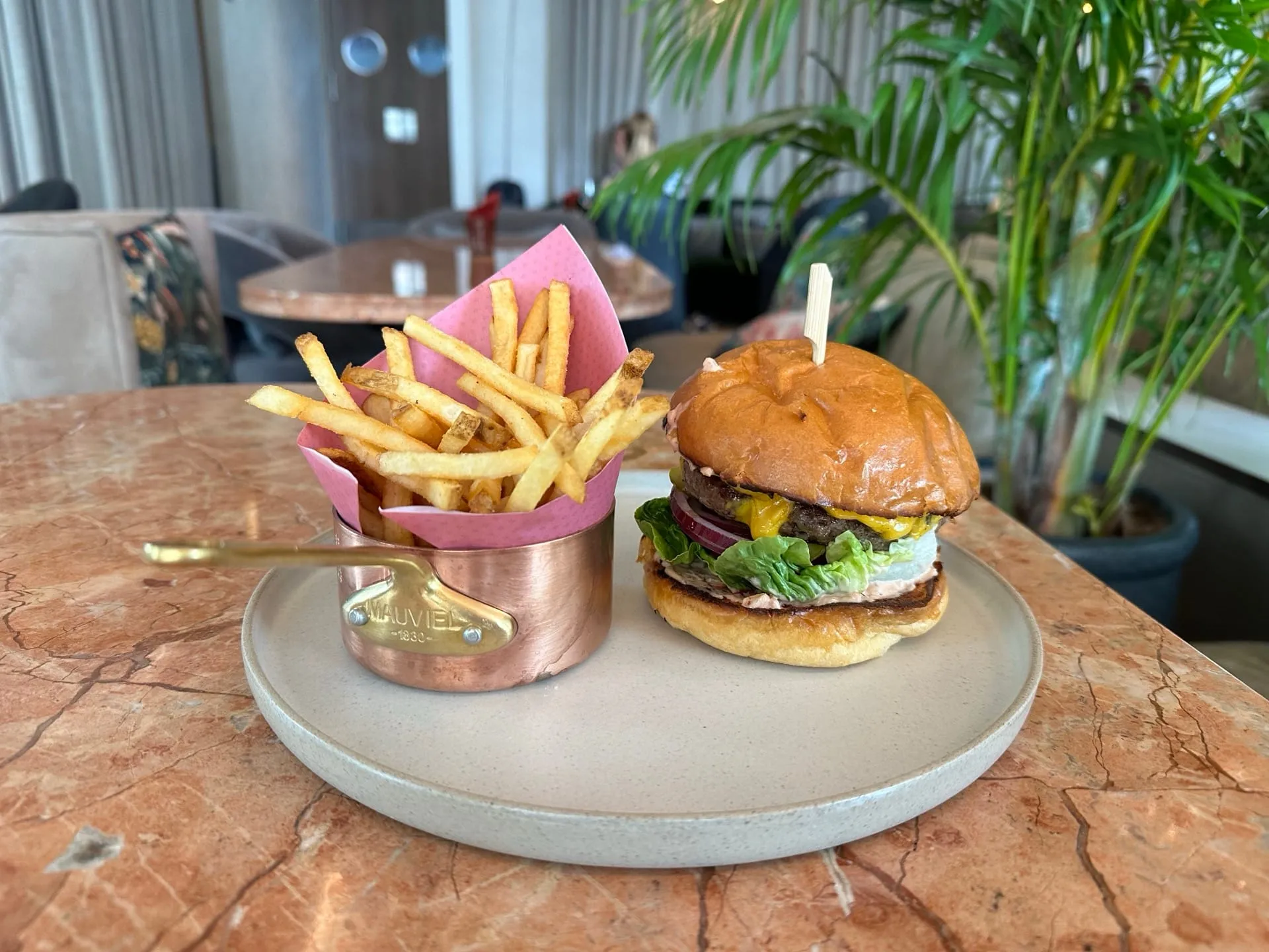 Wagyu Cheeseburger at Christina's