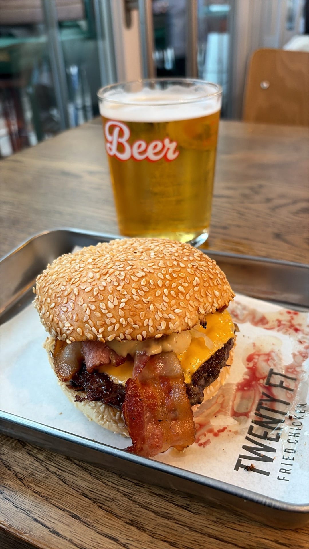 Miso Bacon Burger at Black Bear Burger, London