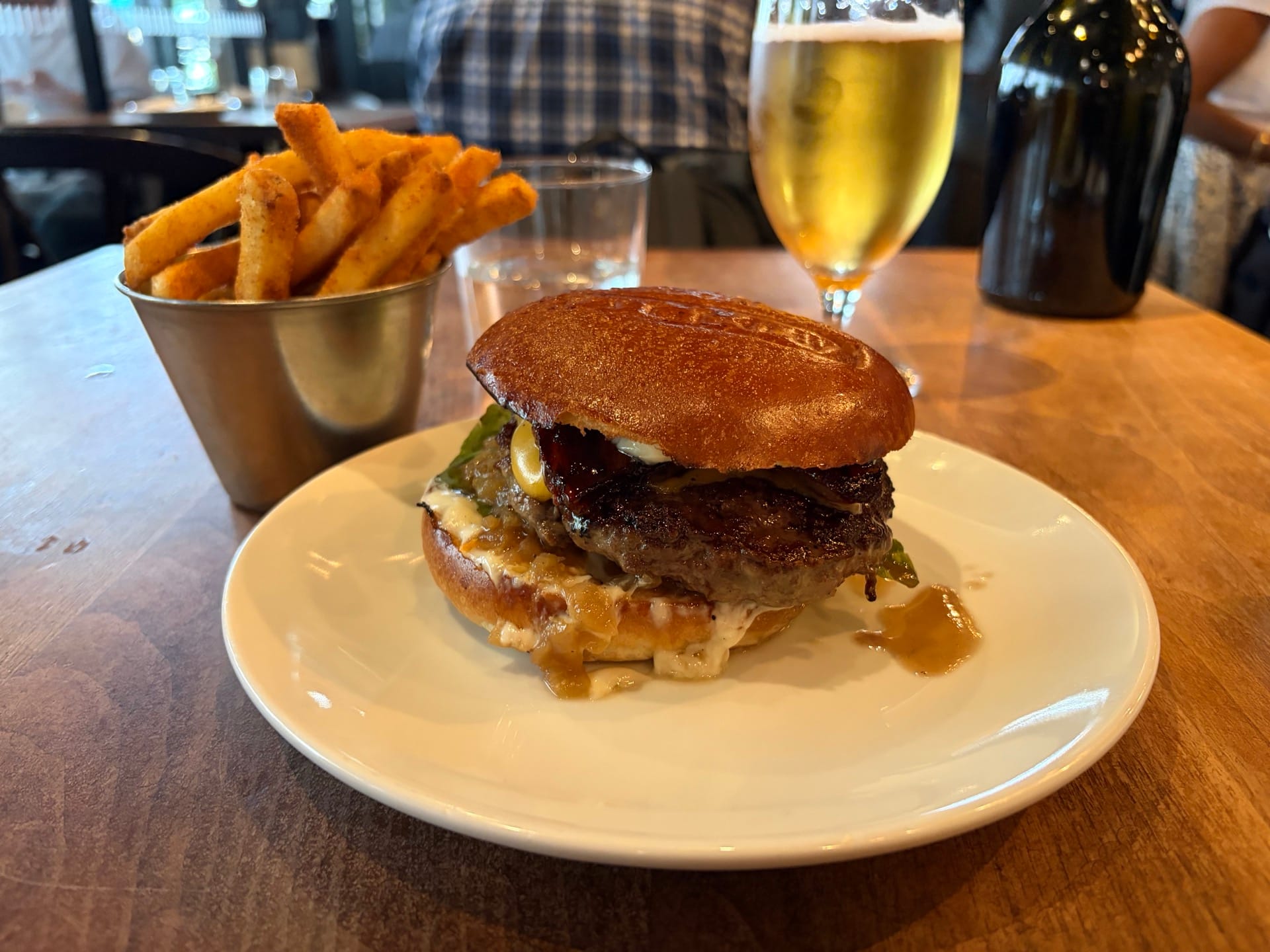 Smoked Bacon Burger at Fallow, London