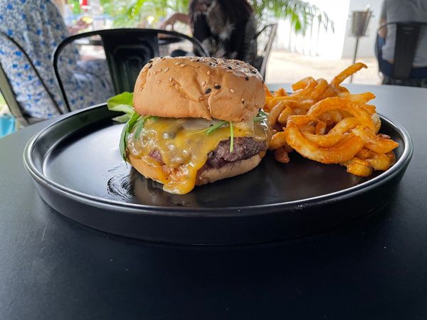 Wagyu Beef Burger, Alkaff Mansion, Singapore